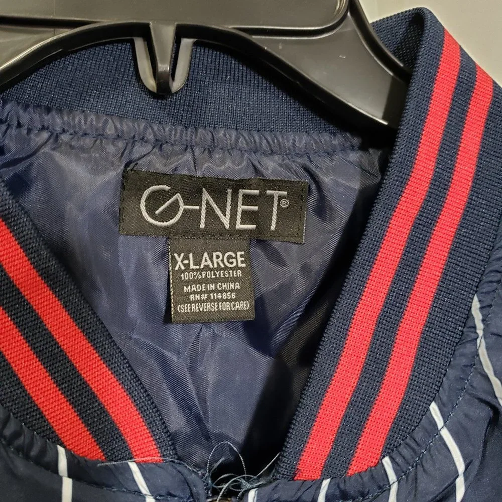 Men's Dark Blue Nylon Windbreaker NWT - Picture 3 of 4